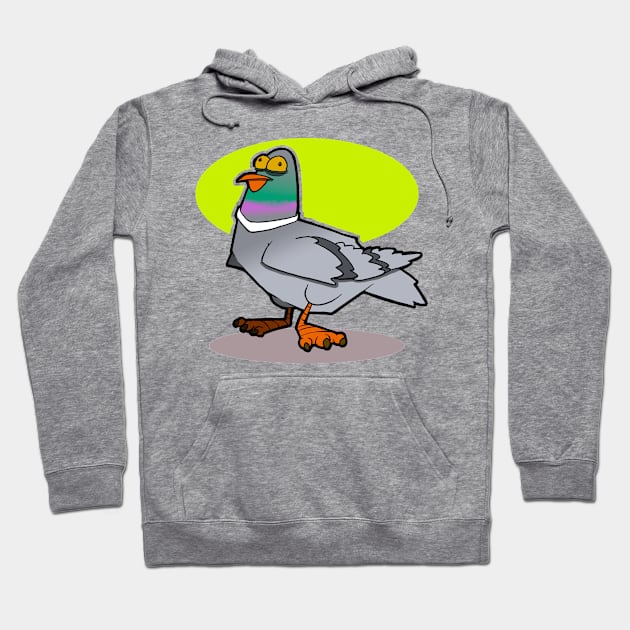 Pigeon Hoodie by RichCameron